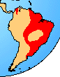 distribution of living members of the family Pseudidae